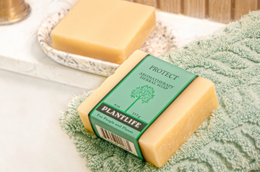 Bust those germs with Plantlife’s New Protect Soap and Essential Oil