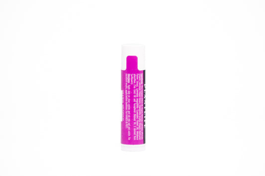 Back label of Plantlife Lavender Tea Tree Cuticle Balm showing ingredients and usage directions for hands and feet.