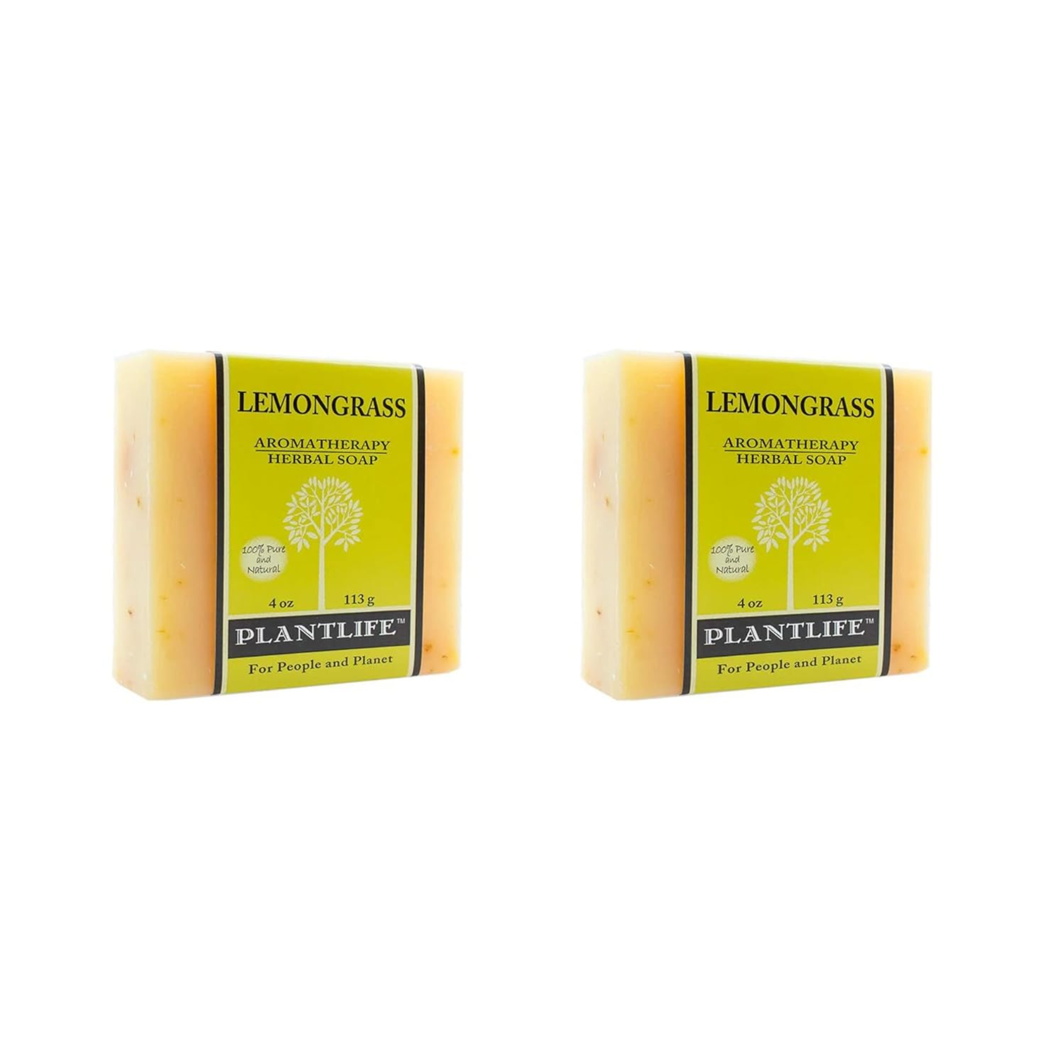Lemongrass  Plant Based Bar Soap 2 pack