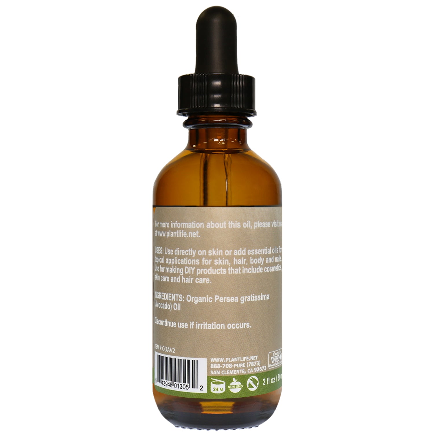 Plantlife Avocado Oil Back