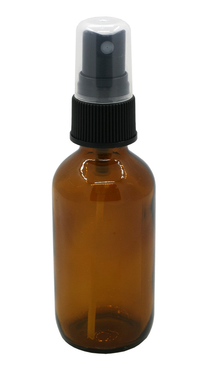 Plantlife 60ml spray bottles 5 pack – clear reusable bottles with fine mist sprayers, ideal for essential oils, room sprays, and DIY blends.
