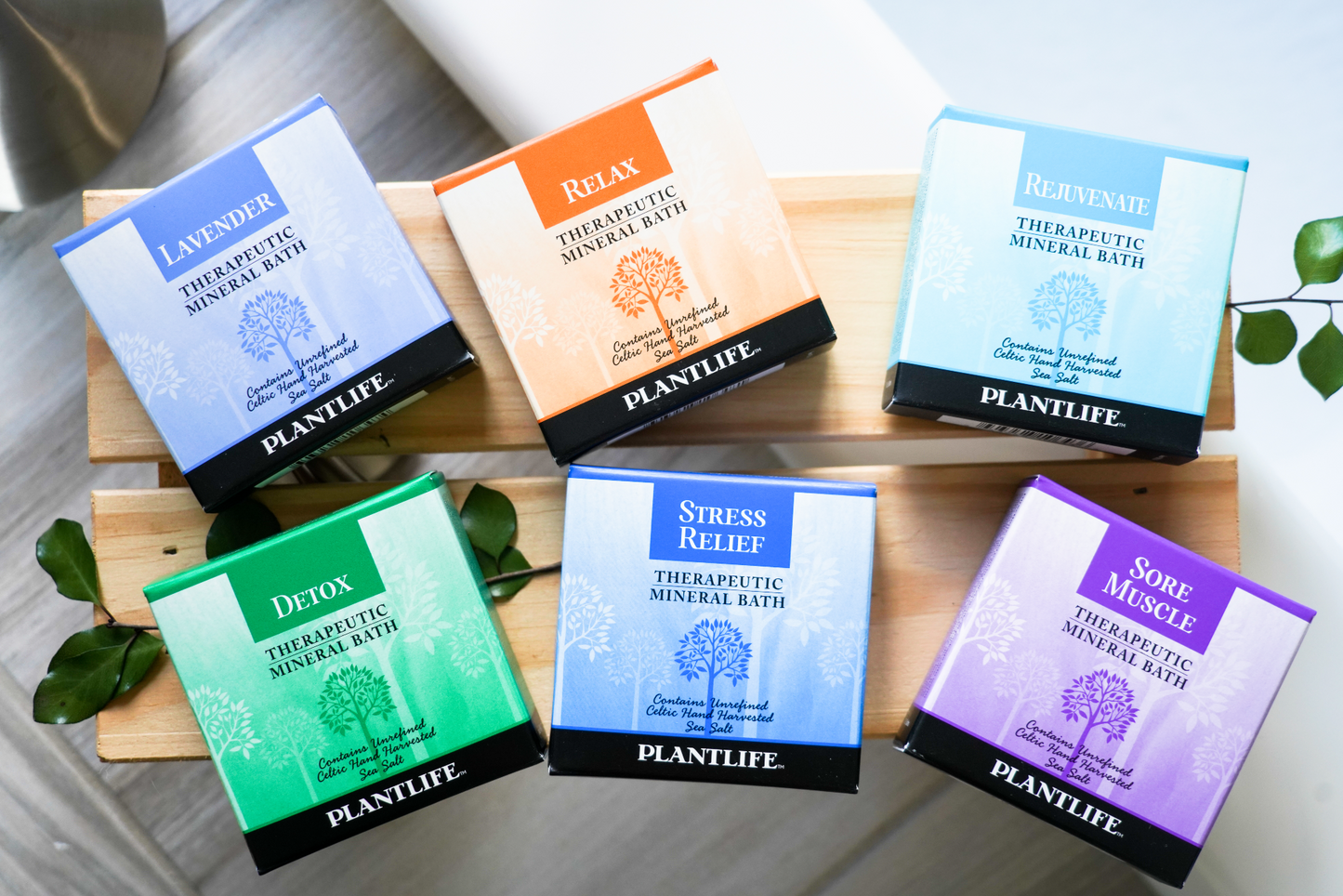 Plantlife Create Your Own 6-Pack of 3oz Aromatherapy Bath Salts in assorted scents