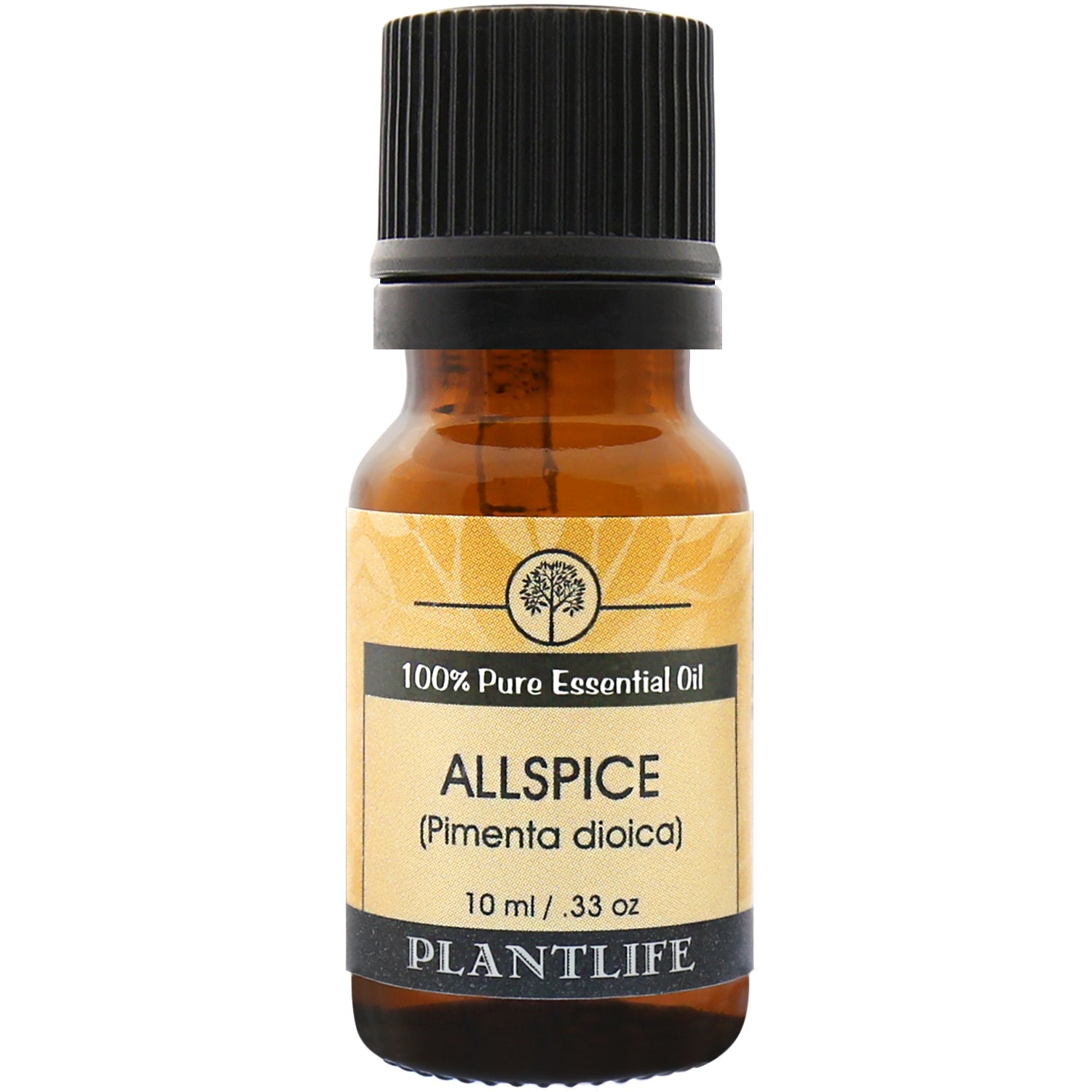 Plantlife Allspice Essential Oil bottle with warm, spicy aroma