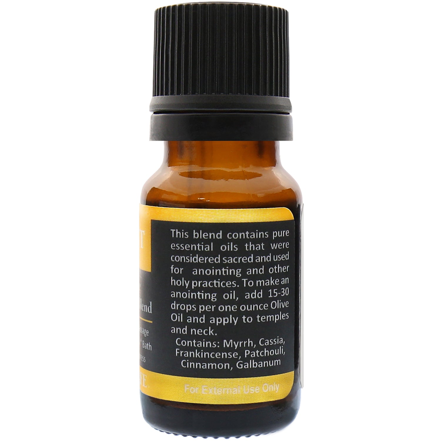Anoint Essential Oil Blend Back Label – Sacred Oil Blend Ingredients and Usage