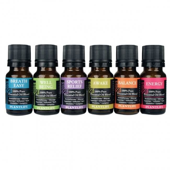Plantlife Be Well Set second angle with calming essential oil trio