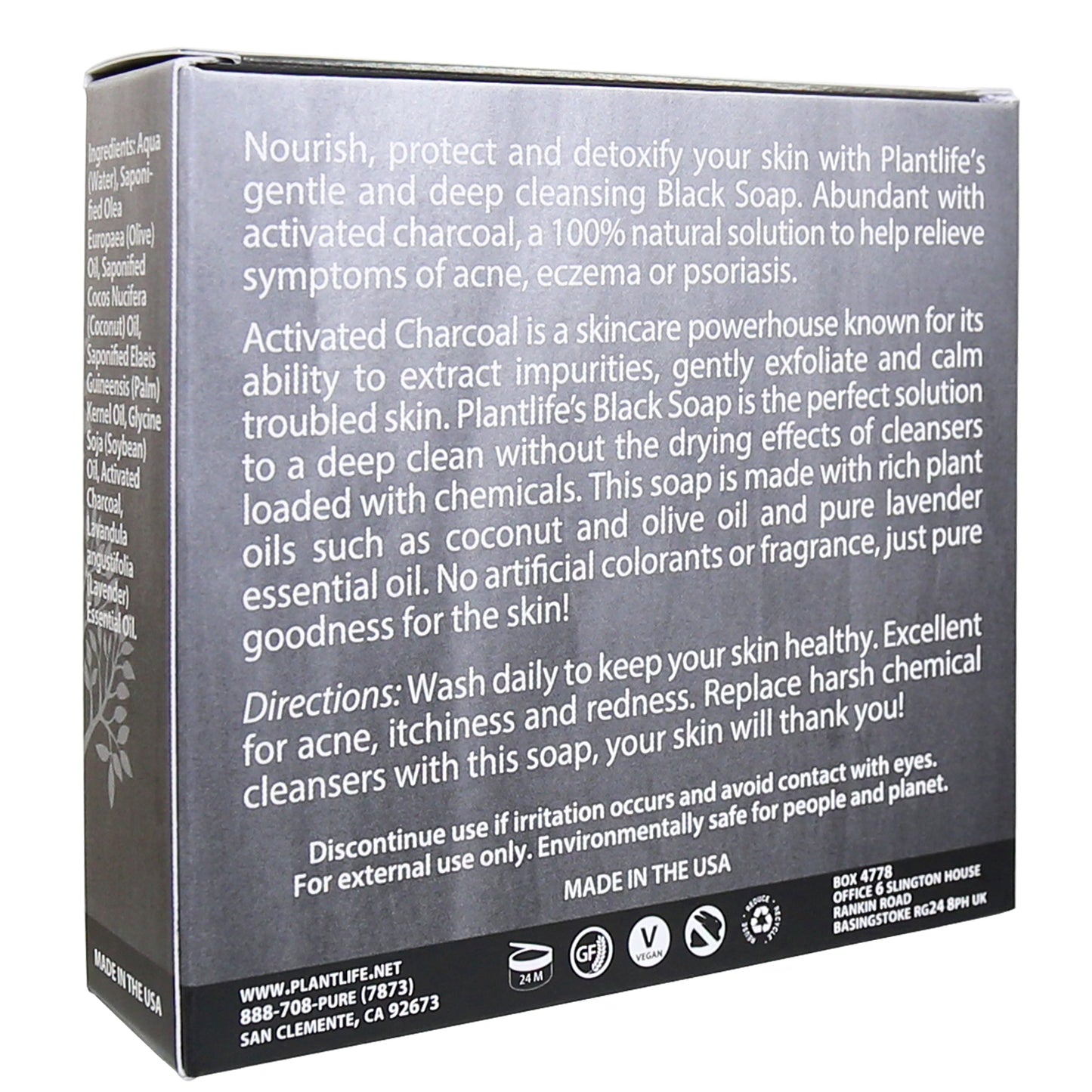 Black Soap With Activated Charcoal