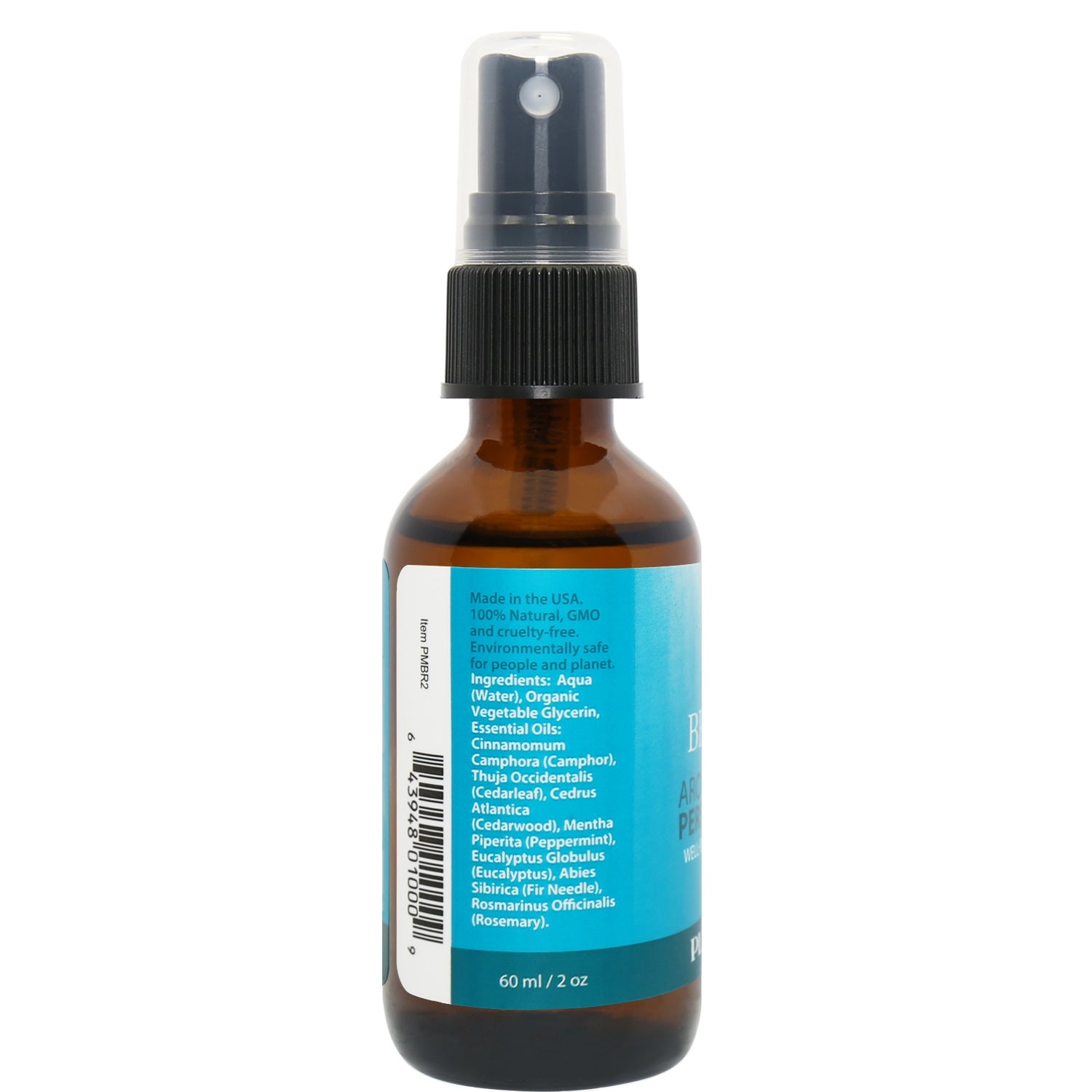 Breathe Essential Oil Mist ingredients β Plantlife label showing blend for congestion and respiratory support.