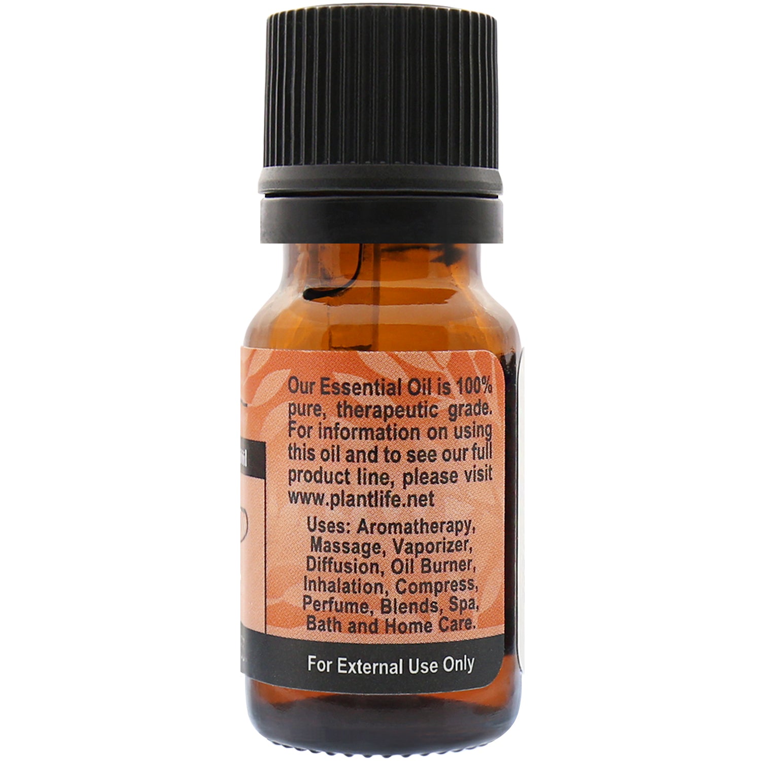 Plantlife Carrot Seed Essential Oil back label with skin care benefits
