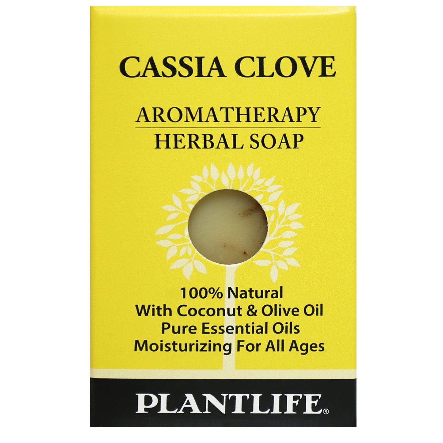 Plantlife Cassia Clove Aromatherapy Herbal Soap Bar made with natural ingredients and pure essential oils