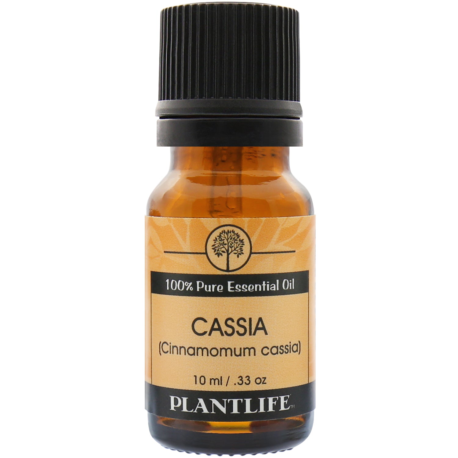 Plantlife Cassia Essential Oil bottle with warm, cinnamon-like scent