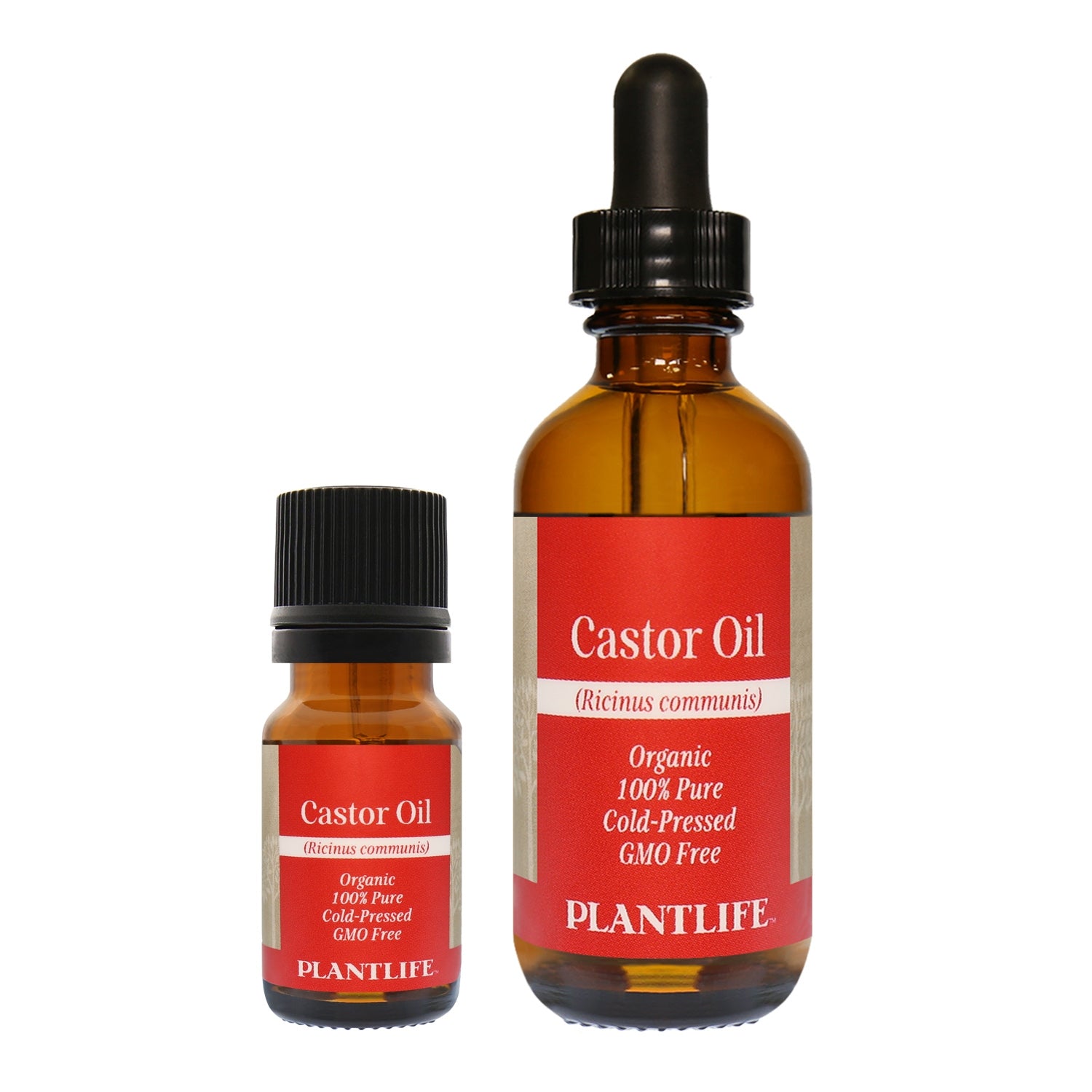 Plantlife Castor Oil 10 ml - 100% Pure Cold Pressed Base Oil for Aromatherapy