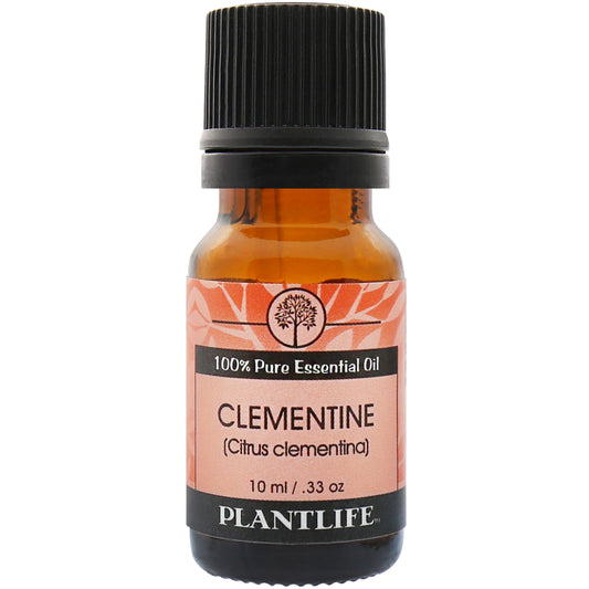 Plantlife Clementine Essential Oil bottle with sweet, citrusy scent