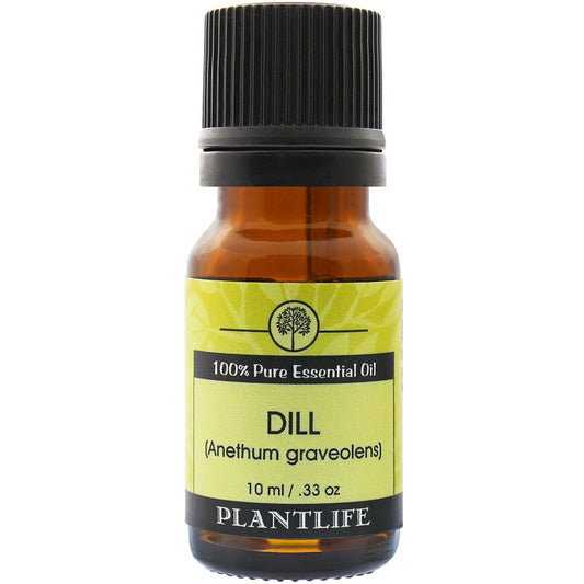 Plantlife Dill Essential Oil bottle with fresh, herbaceous aroma