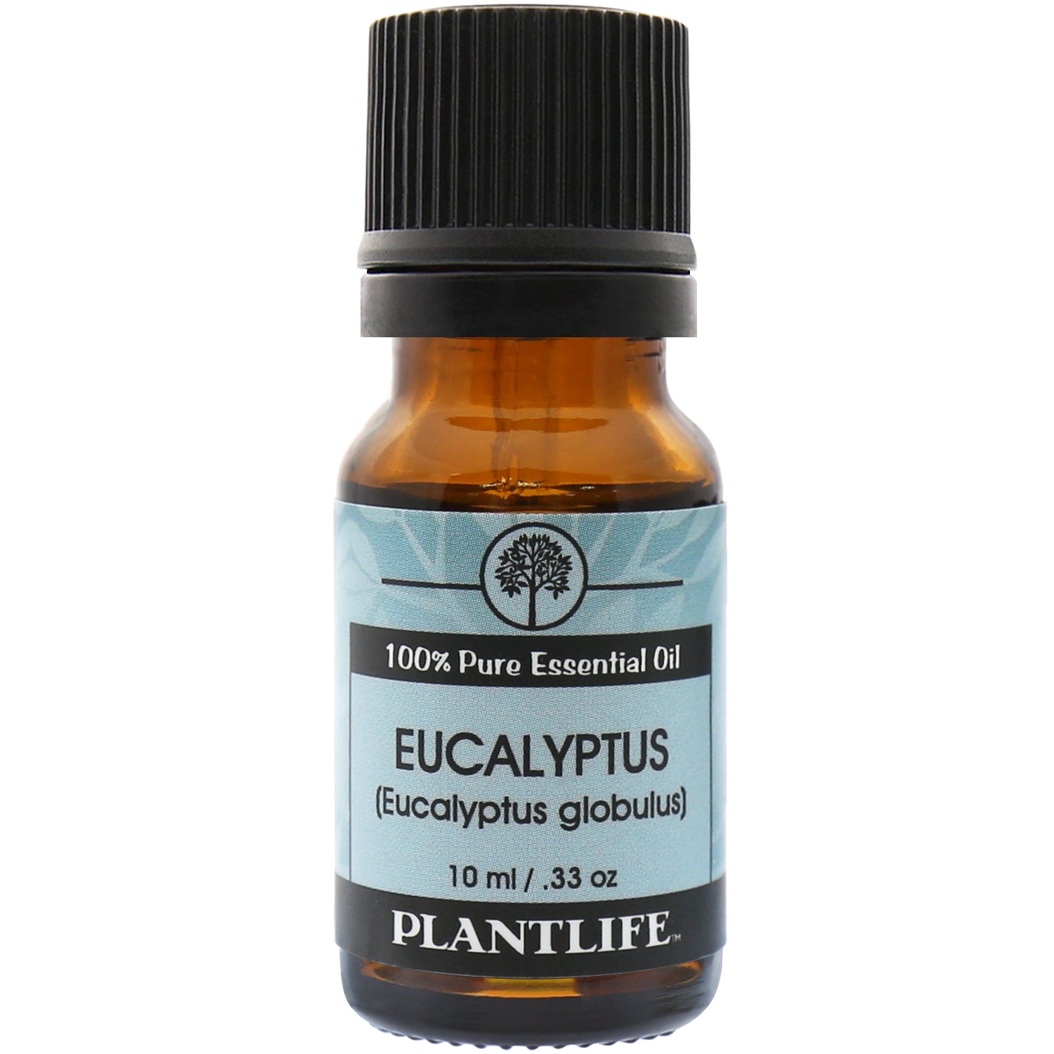 Plantlife Eucalyptus Essential Oil front bottle with cooling menthol scent