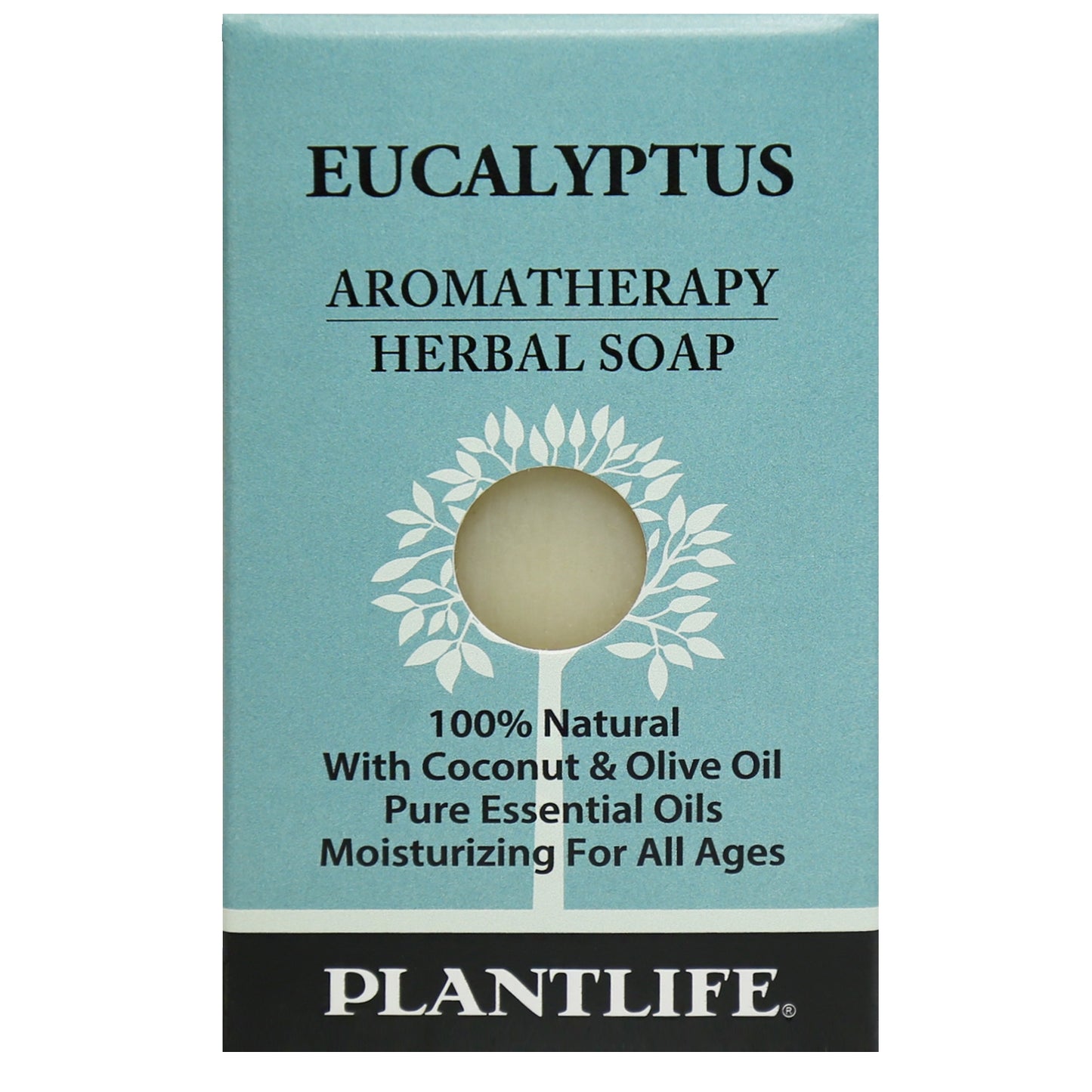 Plantlife Eucalyptus Aromatherapy Herbal Soap Bar made with eucalyptus essential oil to refresh and awaken the senses