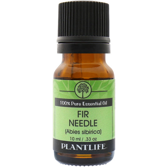 Plantlife Fir Needle Essential Oil bottle with crisp, woody scent