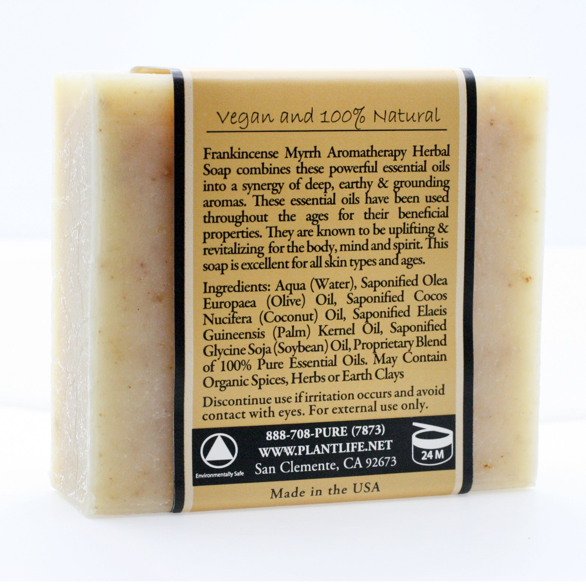 Frankincense and Myrrh Natural Bar Soap