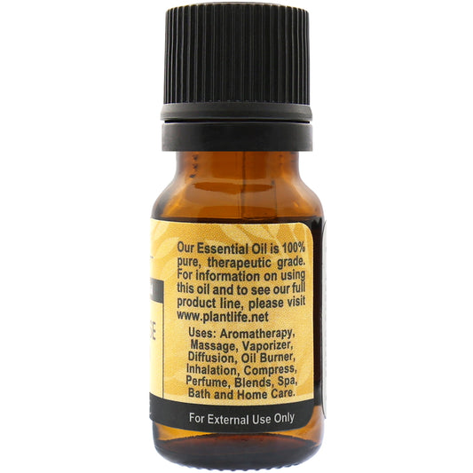 Plantlife Frankincense Essential Oil back label with historic usage