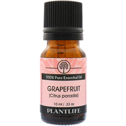 Plantlife Grapefruit Essential Oil bottle with fresh, citrusy aroma