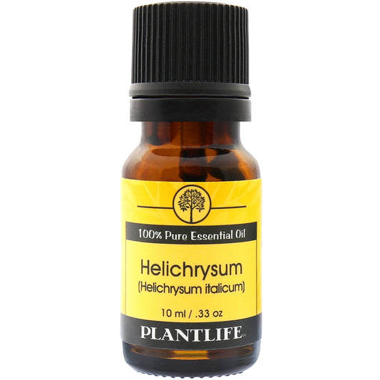 Plantlife Helichrysum Essential Oil bottle with sweet, earthy aroma