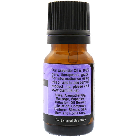 Plantlife Lavandin Essential Oil back label with soothing benefits