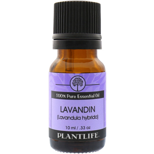 Plantlife Lavandin Essential Oil bottle with fresh, floral aroma