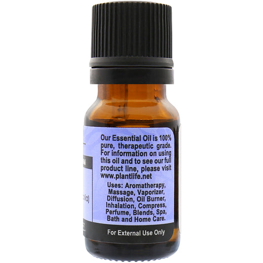 Plantlife Lavender Essential Oil back label with scent description