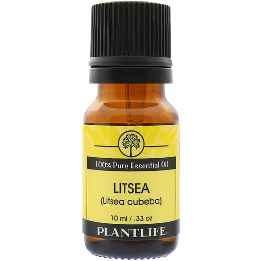 Plantlife Litsea Essential Oil bottle with sweet, lemony aroma
