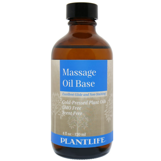 Plantlife massage base oil β unscented carrier oil blend ideal for customizing with essential oils.