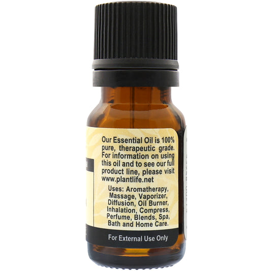 Plantlife Nutmeg Essential Oil back label with scent info