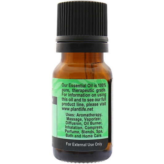 Plantlife Pine Essential Oil back label with fresh forest scent info