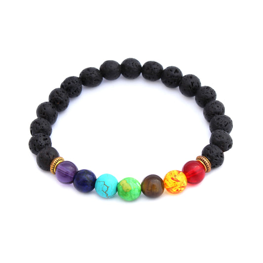7 Chakras Aromatherapy Bracelet by Plantlife - natural aromatherapy stone bracelet