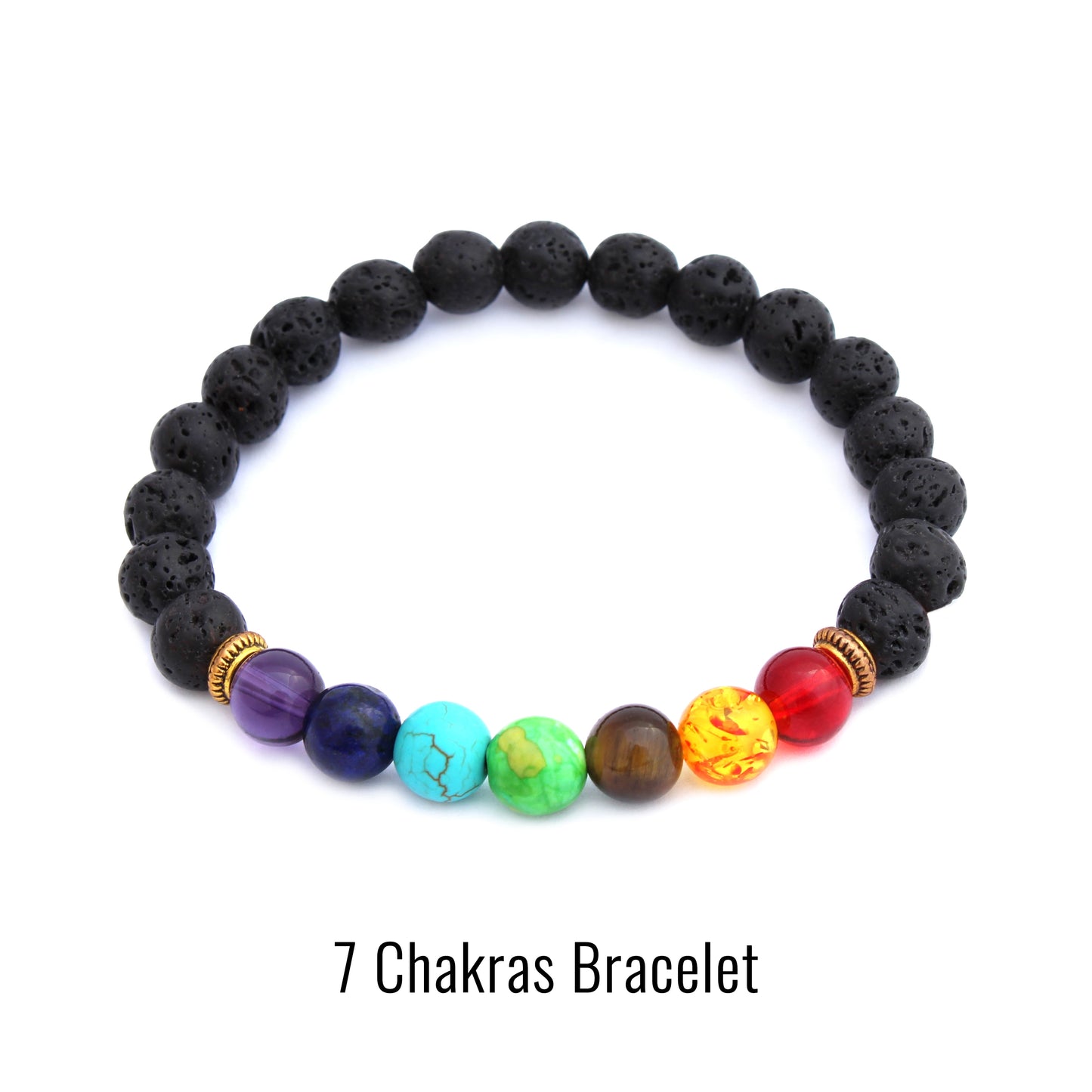 Plantlife 7 chakras aromatherapy bracelet to balance body, mind, and spirit