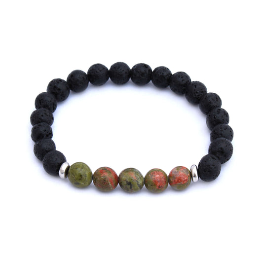 Autumn Jasper Aromatherapy Bracelet by Plantlife - natural aromatherapy stone bracelet