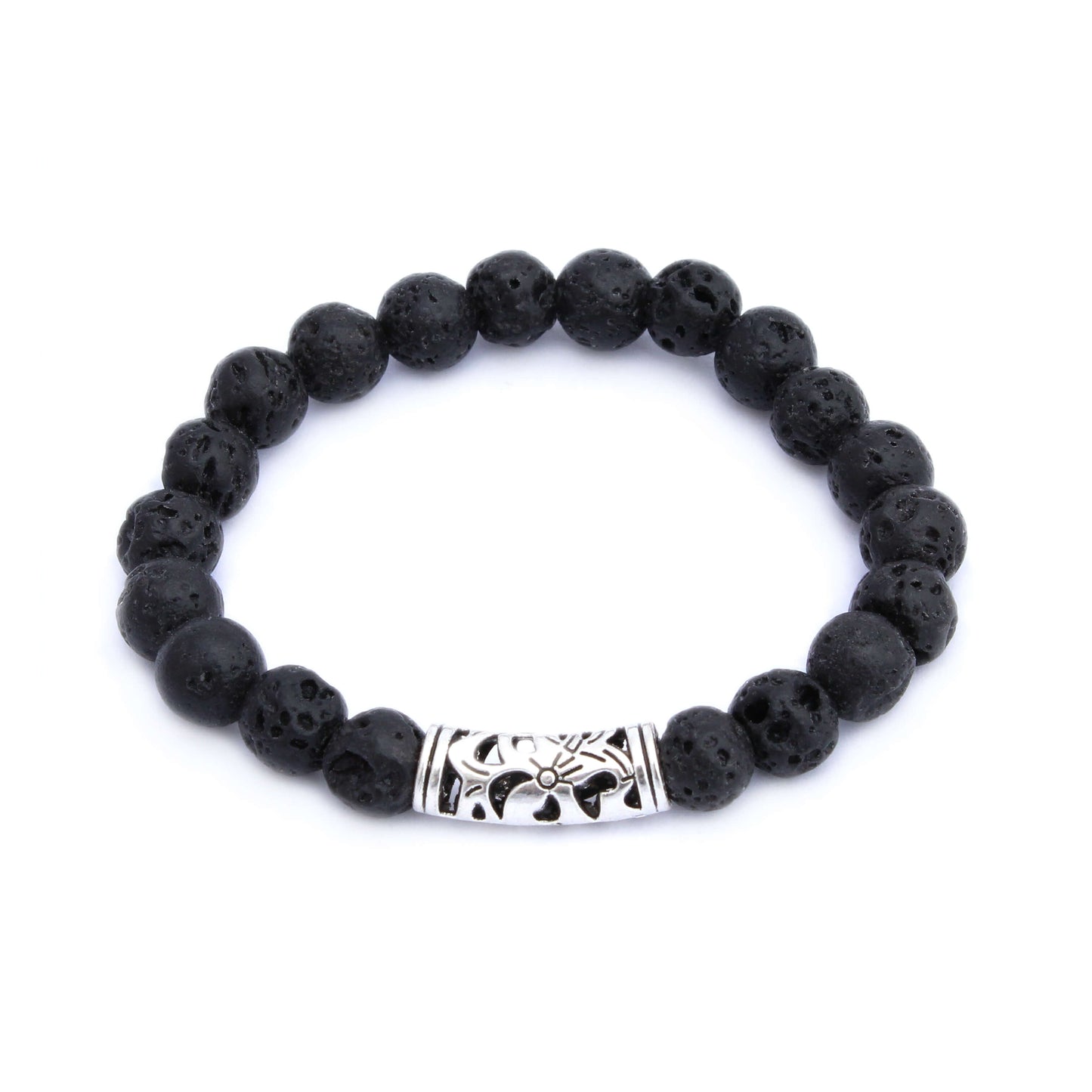 Silver Hematite Aromatherapy Bracelet by Plantlife - natural aromatherapy stone bracelet