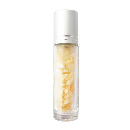 Plantlife Yellow Calcite Gemstone Roller Bottle for essential oils