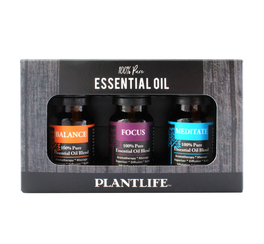 Plantlife Yoga Essential Oil Set crafted for focus, balance, and breathwork