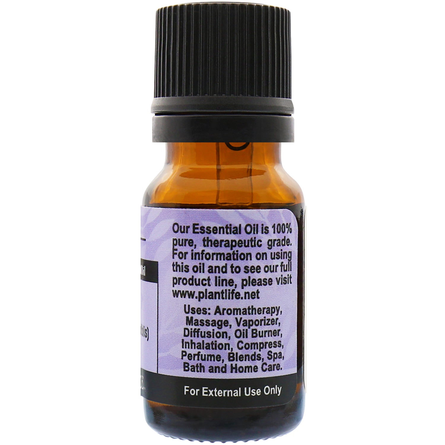 Plantlife Rosemary Essential Oil back label with suggested uses