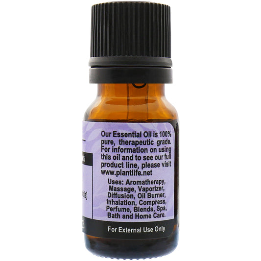 Plantlife Rosemary Essential Oil back label with suggested uses