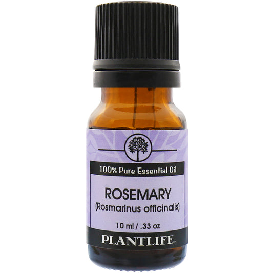 Plantlife Rosemary Essential Oil bottle with fresh, herbaceous aroma