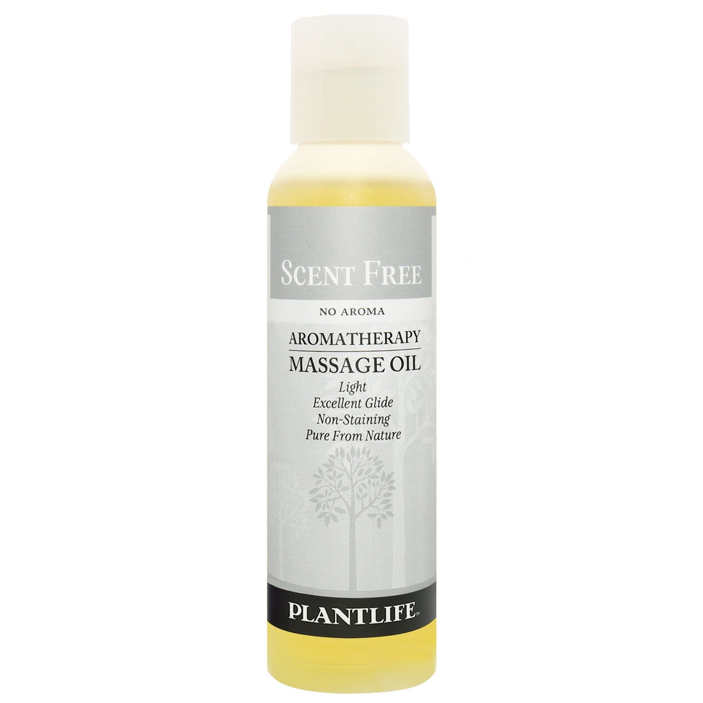 Scent Free massage oil by Plantlife – unscented, plant-based formula for sensitive skin and full-body hydration
