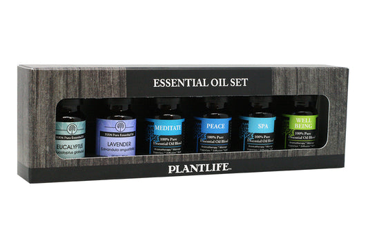 Plantlife Spa at Home Aromatherapy Set with calming and relaxing blends