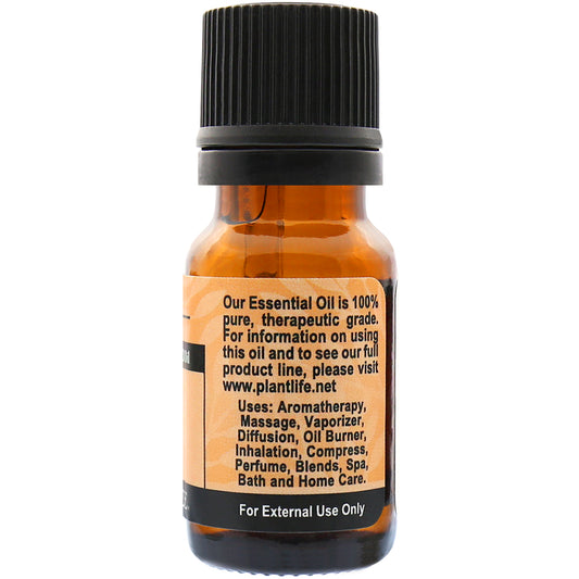 Plantlife Sweet Orange Essential Oil back label and ingredients