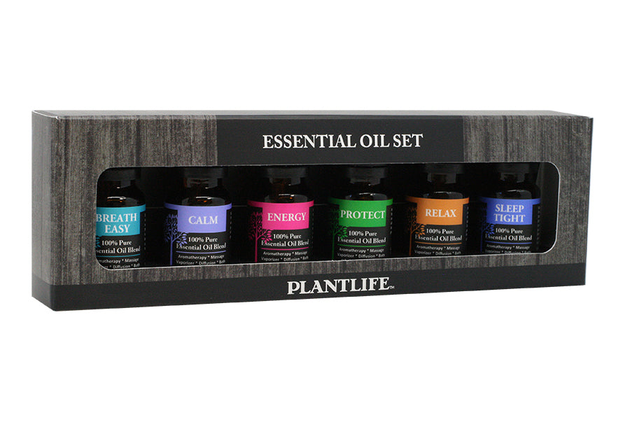Plantlife boxed Top Blends Set with three popular essential oils