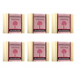 Six bars of Plantlife Ashwagandha Herbal Soap arranged in two rows of three on a plain white background. Each bar has a cream-colored wrapper with a pink label featuring a red tree logo and black text.