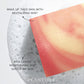 Close-up of a pink and cream Plantlife soap bar resting in bubbly water. Text on the image highlights “Wake up tired skin with revitalizing mint” and “Rich lather, moisturizing and gentle on skin.”
