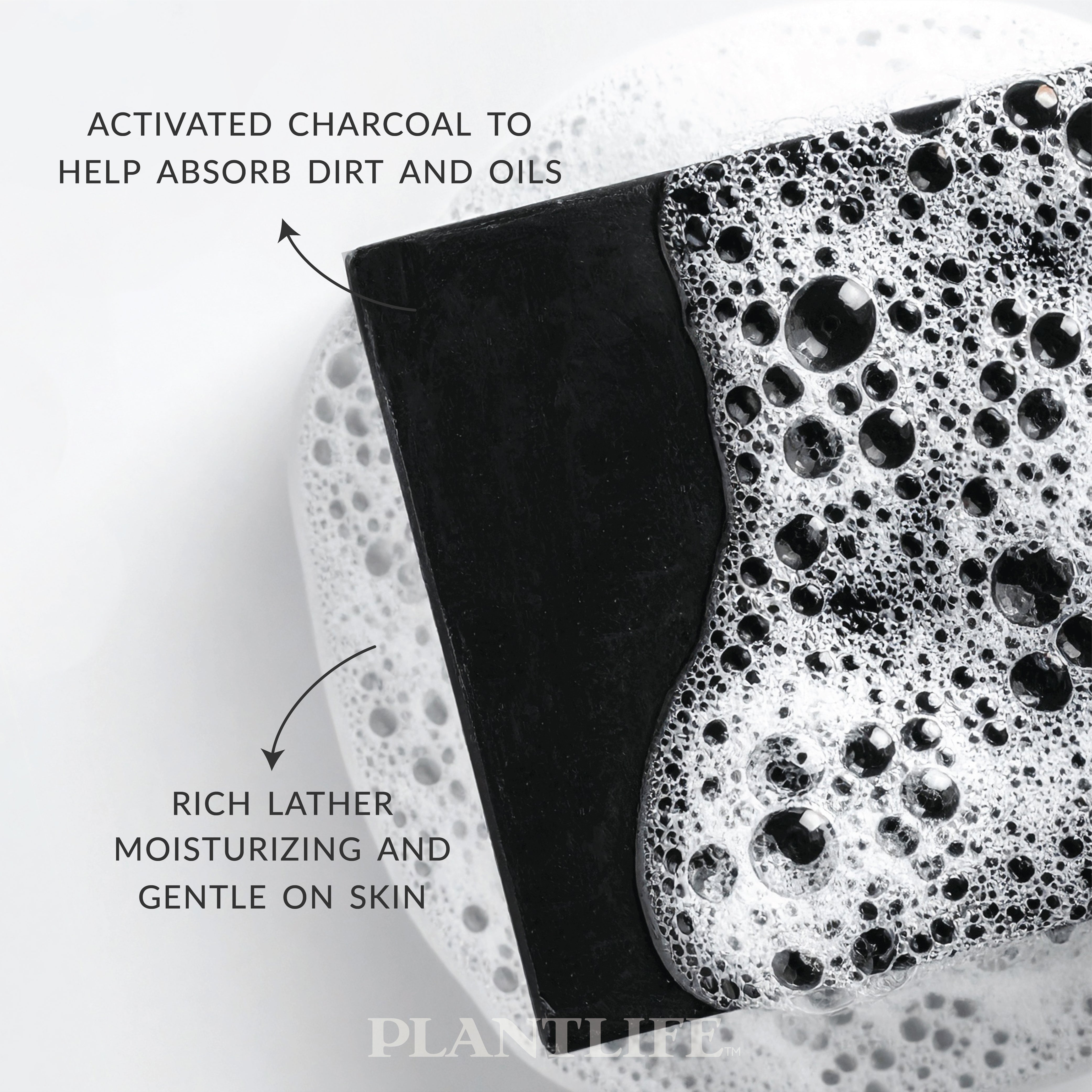 All-Natural Black Soap | Soap with Activated Charcoal – Plantlife