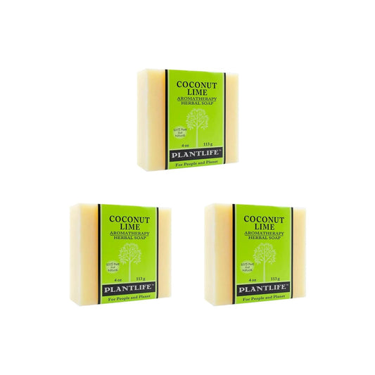 Coconut Lime Plant Based Bar Soap 2 Pack