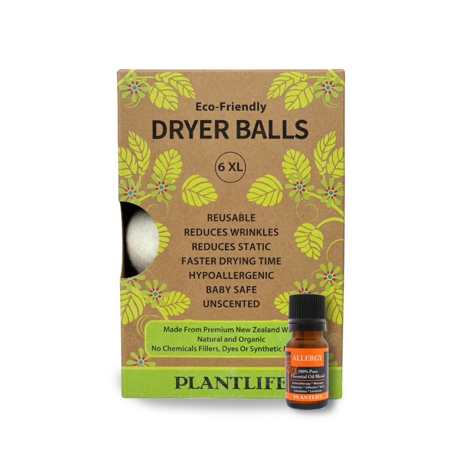 Dryer Balls With an Essential Oil Blend