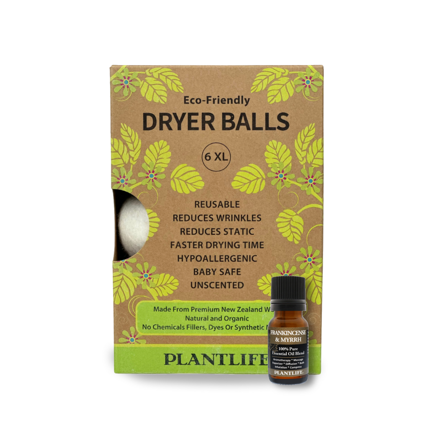 Dryer Balls With an Essential Oil Blend